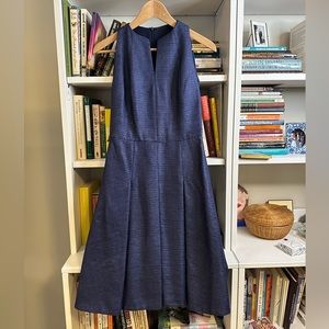Akris Punto Deep Blue Midi Dress